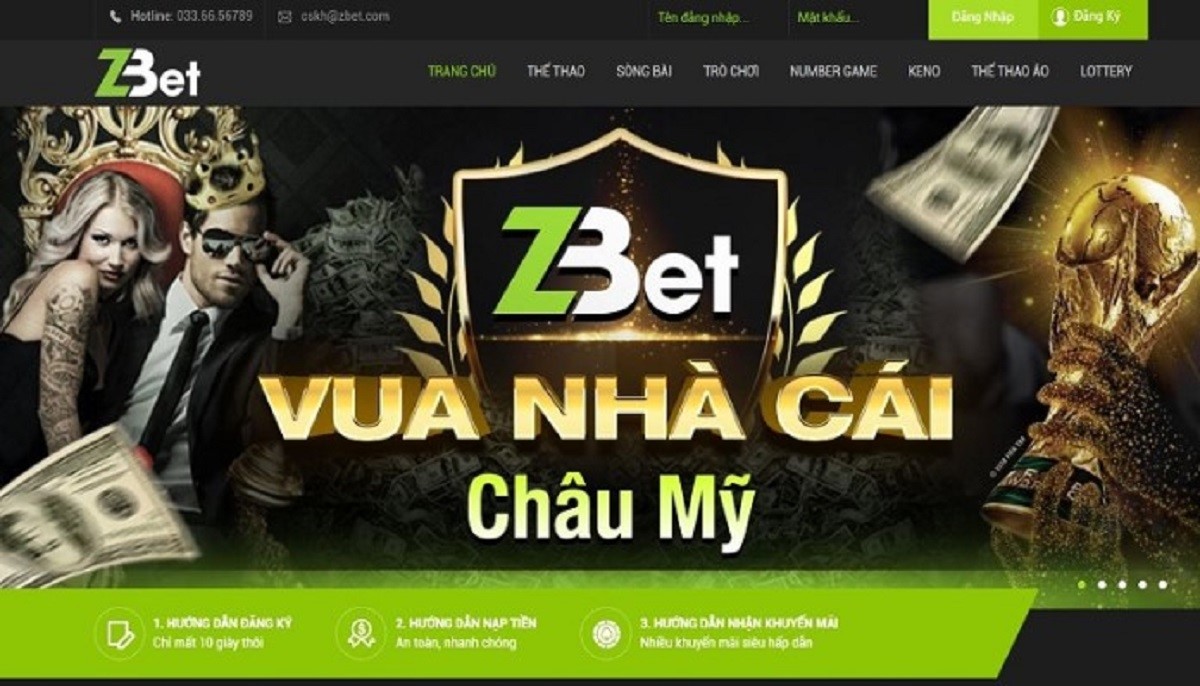 Zbet - thế giới cá cược và trò chơi trực tuyến hàng đầu thế giới